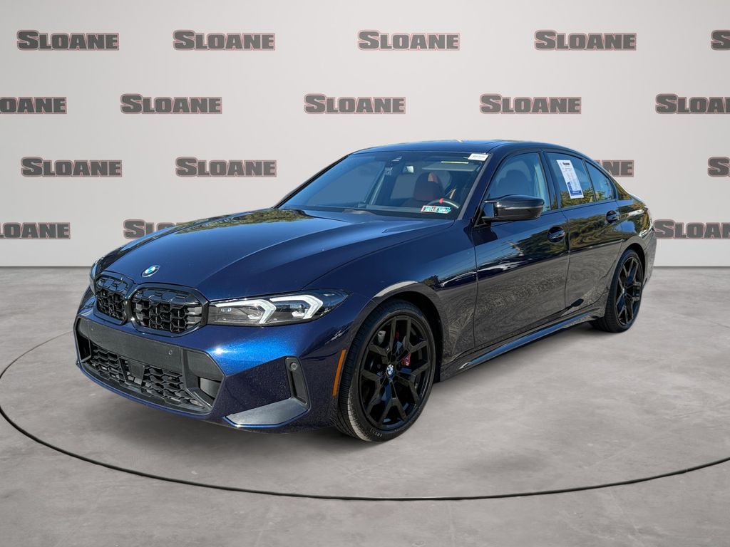 Blue 2025 BMW 3 Series Sedan All-Wheel Drive 8-Speed Automatic