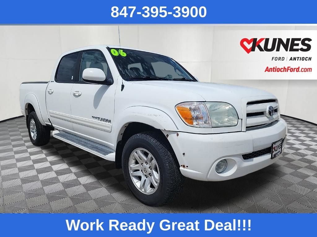 White 2006 Toyota Tundra Pickup Truck Four-Wheel Drive 5-Speed Automatic Overdrive