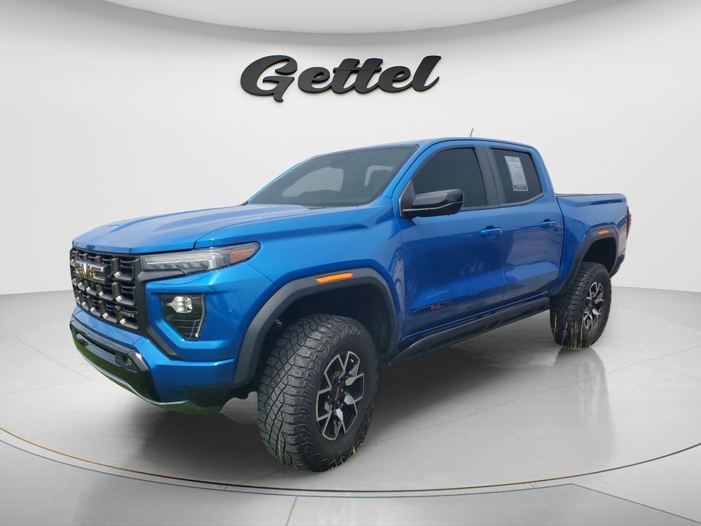 Blue Metallic 2023 GMC Canyon Pickup Truck Four-Wheel Drive 8-Speed Automatic