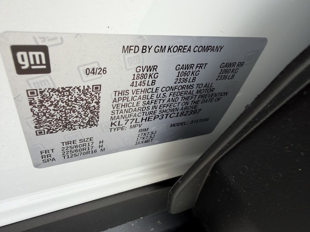 new 2026 Chevrolet Trax car, priced at $24,495