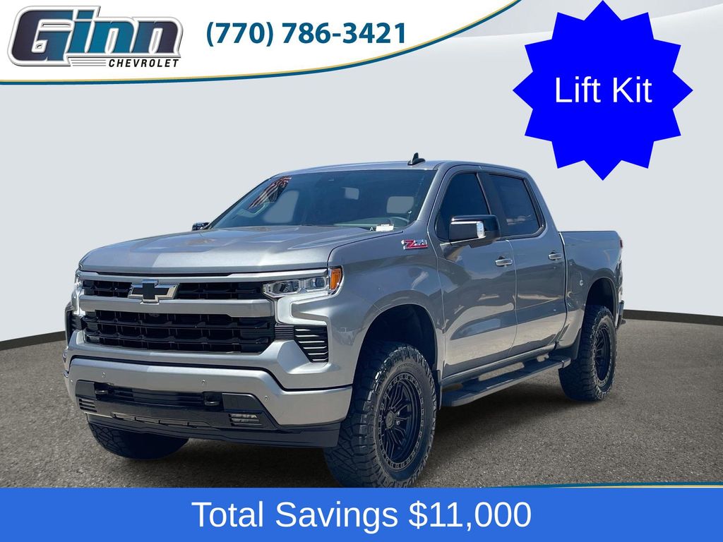 Sterling Gray Metallic 2026 Chevrolet Silverado 1500 Pickup Truck Four-Wheel Drive Automatic