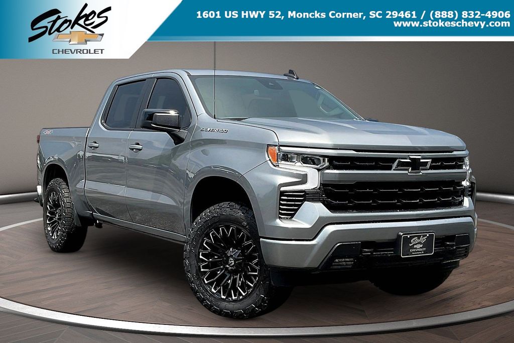 Sterling Gray Metallic 2026 Chevrolet Silverado 1500 Pickup Truck Four-Wheel Drive Automatic