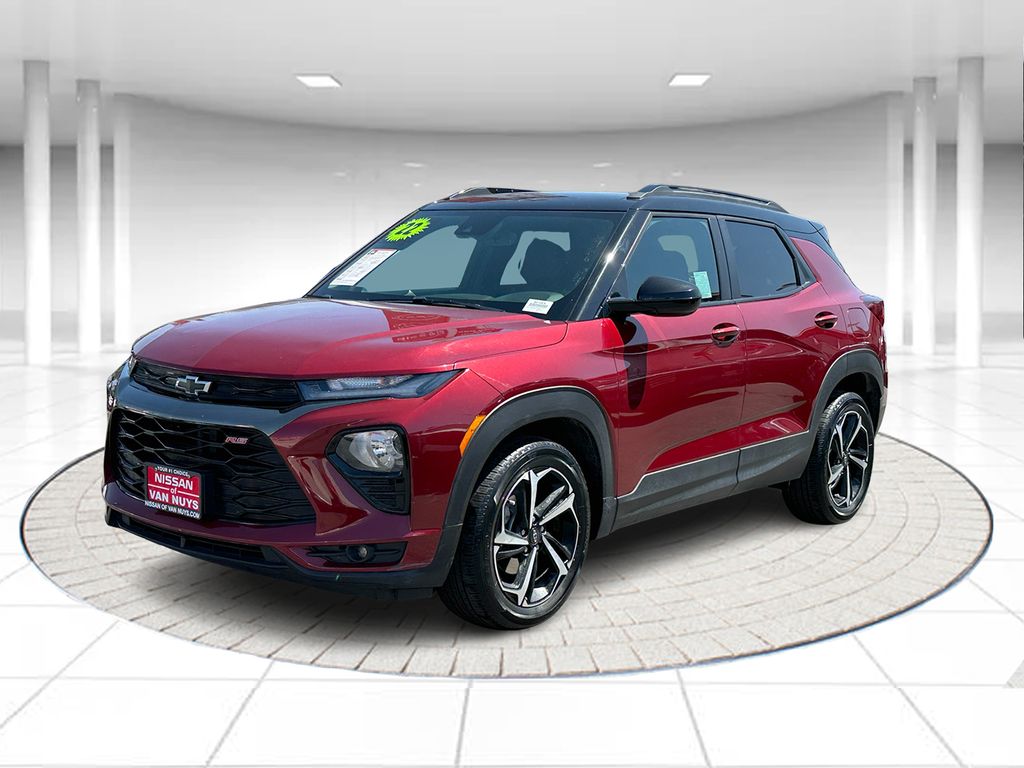 Red (Crimson Metallic) 2022 Chevrolet Trailblazer RS FWD SUV / Crossover Front-Wheel Drive Continuously Variable Transmission