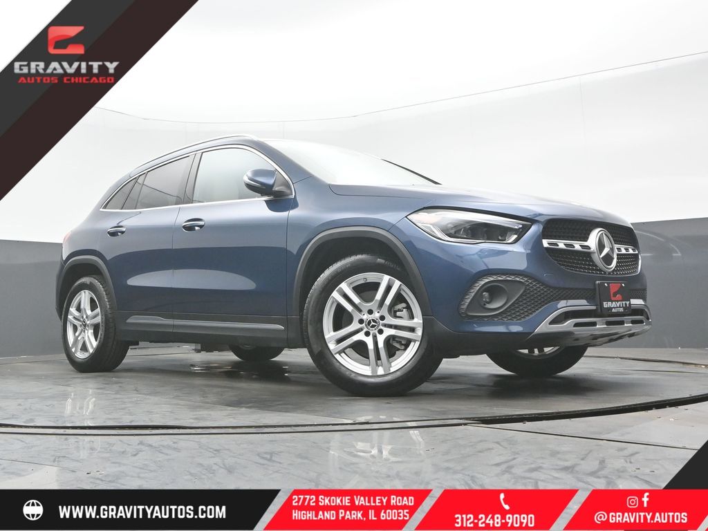 Blue 2023 Mercedes-Benz GLA 250 4MATIC SUV / Crossover All-Wheel Drive 8-Speed Dual Clutch
