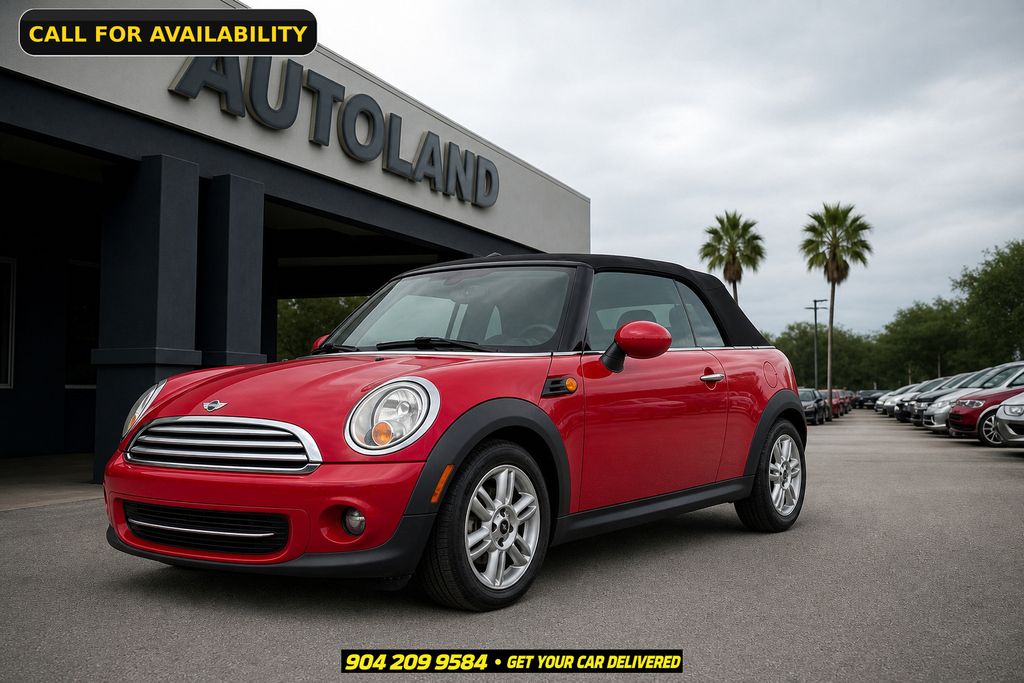 Chili Red 2012 MINI Roadster Convertible Front-Wheel Drive 6-Speed Automatic