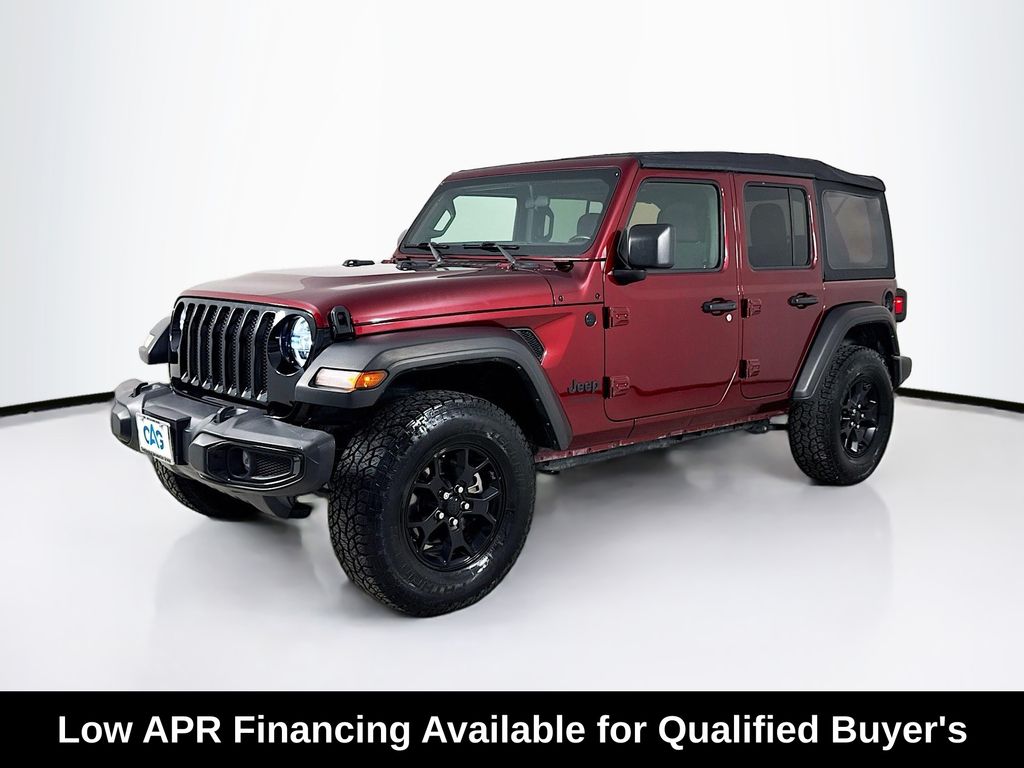 Used Car 2021 Jeep Wrangler  Unlimited Willys For Sale Under $30,000 In Austin, Texas