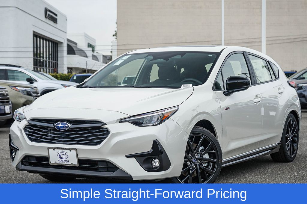 White Pearl 2026 Subaru Impreza RS AWD Wagon All-Wheel Drive Continuously Variable Transmission