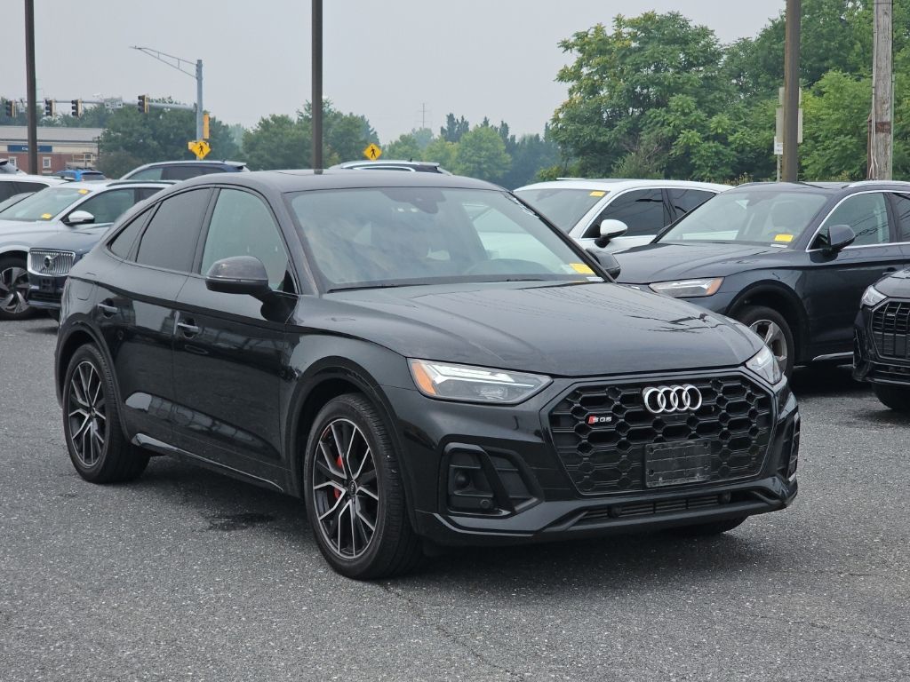 Black Metallic 2023 Audi SQ5 Sportback Sedan All-Wheel Drive 8-Speed Automatic