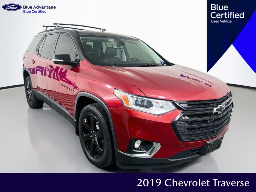 Cajun Red Tintcoat 2019 Chevrolet Traverse SUV / Crossover Four-Wheel Drive 9-Speed Automatic