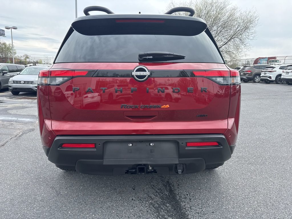 2024 Nissan Pathfinder Rock Creek Red at South Hills Kia
