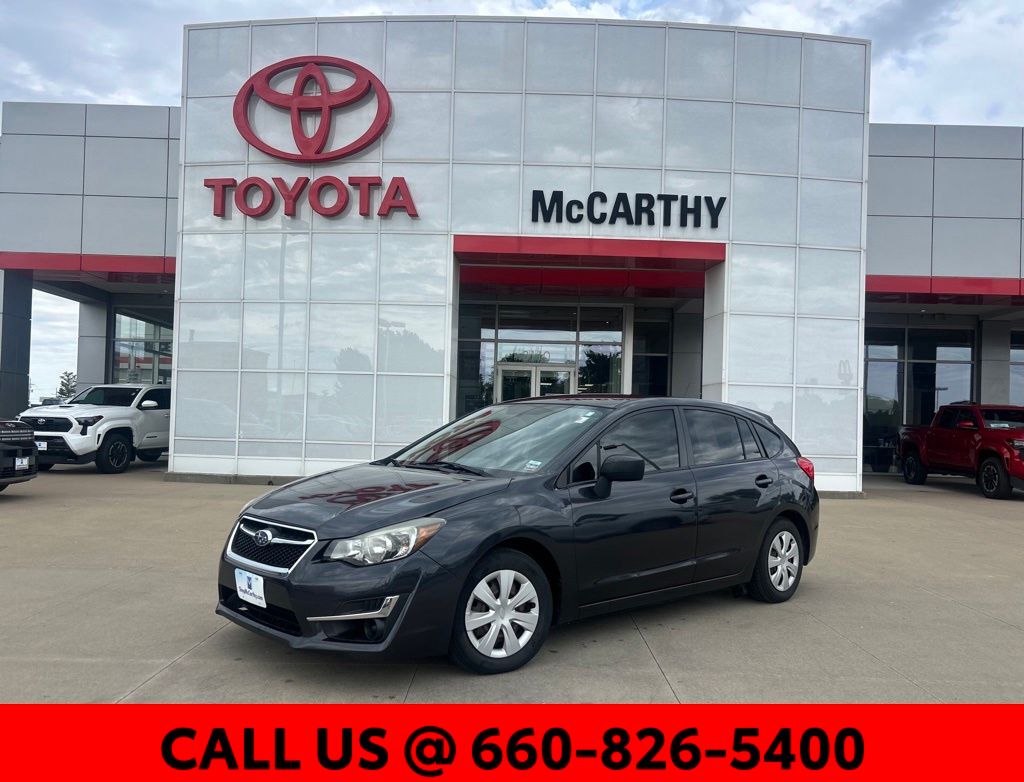Dark Gray Metallic 2016 Subaru Impreza Hatchback All-Wheel Drive Continuously Variable Transmission