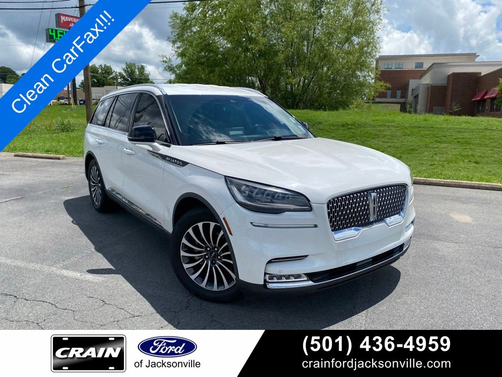 Ceramic Pearl Metallic Tri-Coat 2020 Lincoln Aviator Reserve RWD SUV / Crossover Rear-Wheel Drive Automatic