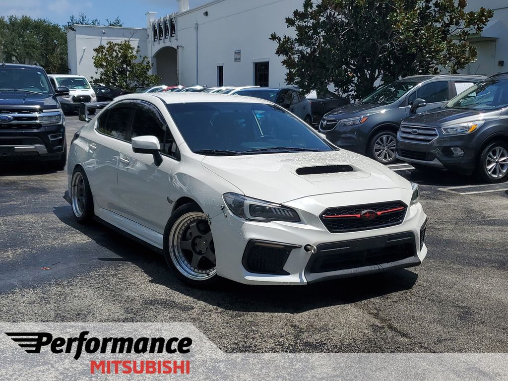 Crystal White Pearl 2020 Subaru WRX Sedan All-Wheel Drive 6-Speed Manual