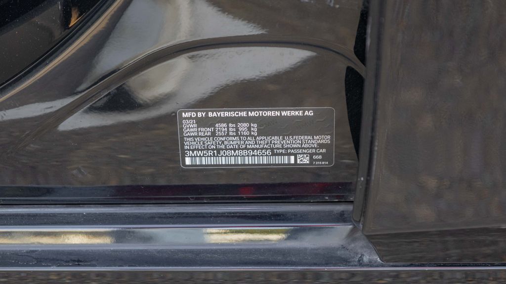 Used 2021 BMW 3 Series 330i 4D Sedan