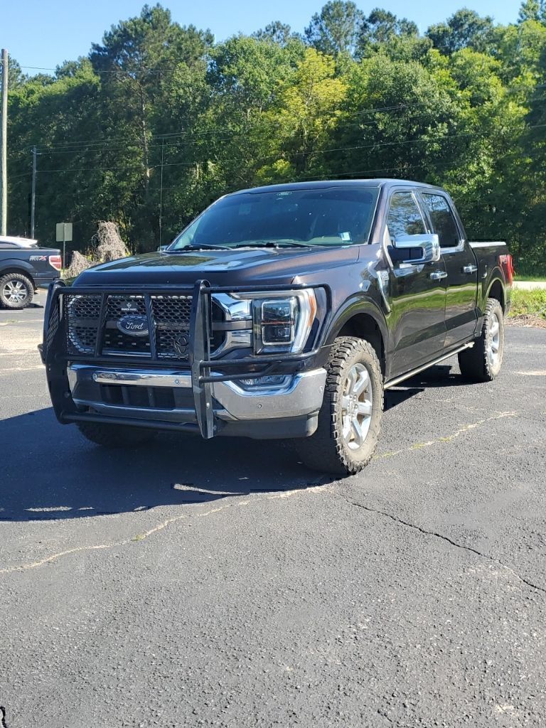 Brown Metallic 2021 Ford F-150 King Ranch SuperCrew 4WD Pickup Truck Four-Wheel Drive Automatic