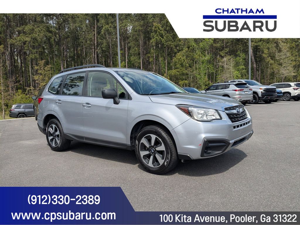 Ice Silver Metallic 2018 Subaru Forester 2.5i SUV / Crossover All-Wheel Drive Continuously Variable Transmission