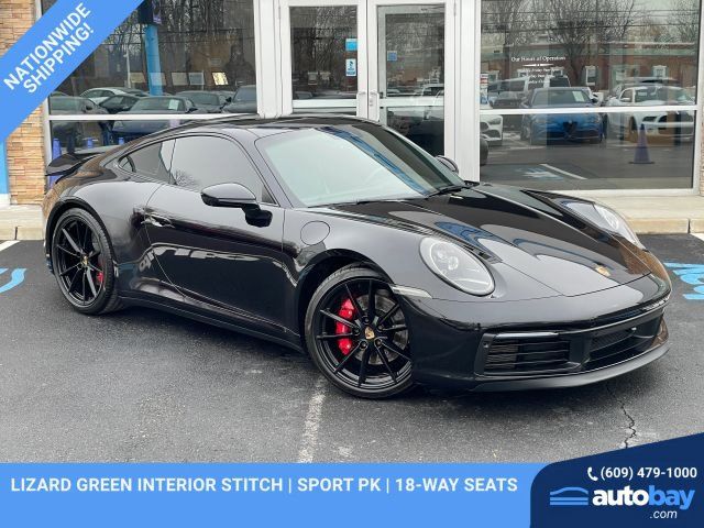 Black 2021 Porsche 911 Carrera S Coupe RWD Coupe Rear-Wheel Drive 8-Speed Automatic