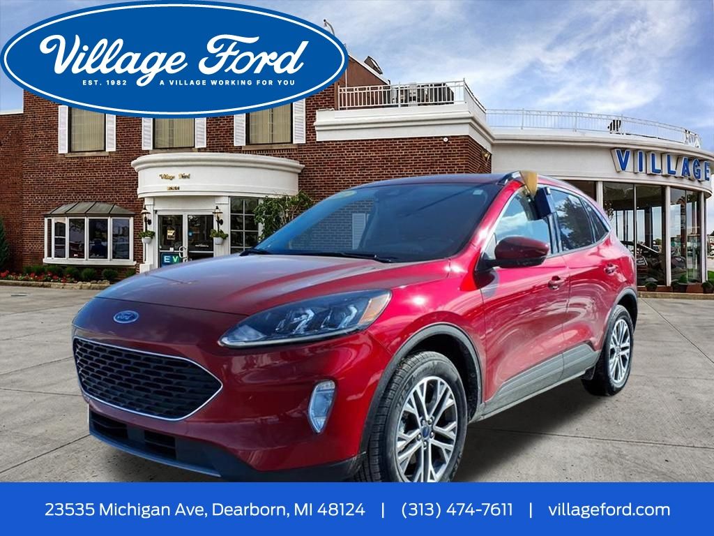 Rapid Red Metallic Tinted Clearcoat 2022 Ford Escape SEL AWD SUV / Crossover All-Wheel Drive 8-Speed Automatic