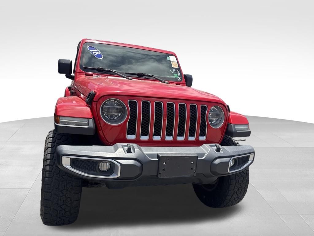 Used 2018 Red Jeep Unlimited Sahara image 7