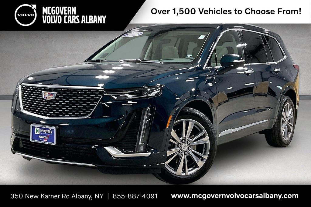 Emerald Lake Metallic 2024 Cadillac XT6 Premium Luxury AWD SUV / Crossover Four-Wheel Drive 9-Speed Automatic