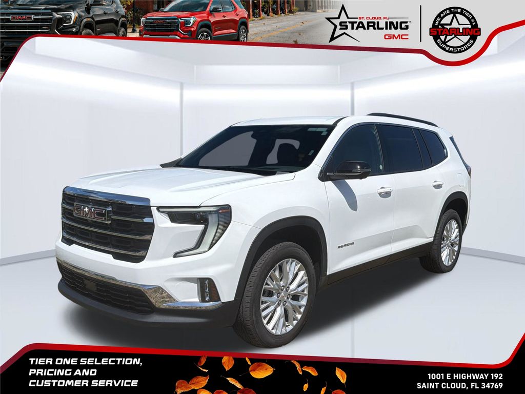 Summit White 2026 GMC Acadia SUV / Crossover Front-Wheel Drive 8-Speed Automatic