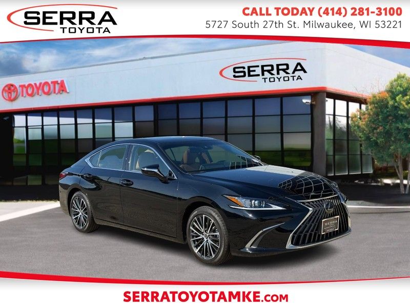 Black (Obsidian) 2025 Lexus ES Sedan Front-Wheel Drive 8-Speed Automatic