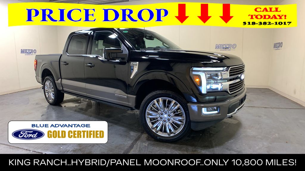 Black Metallic 2025 Ford F-150 Pickup Truck Four-Wheel Drive Automatic