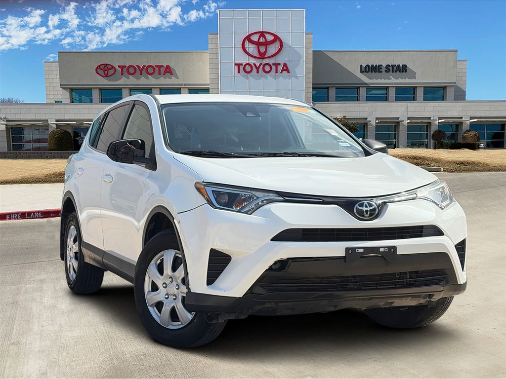 Super White 2018 Toyota RAV4 SUV / Crossover All-Wheel Drive 6-Speed Automatic