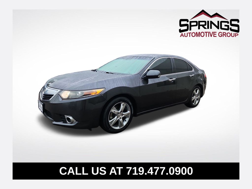 Gray 2013 Acura TSX Sedan FWD with Technology Package Sedan Front-Wheel Drive 5-Speed Automatic