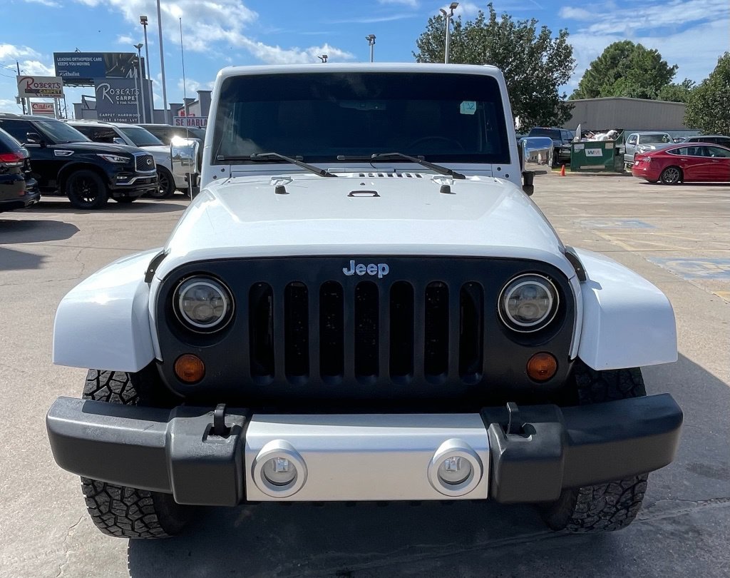 2011 Jeep Wrangler Unlimited Sahara White at Emmons Autoplex