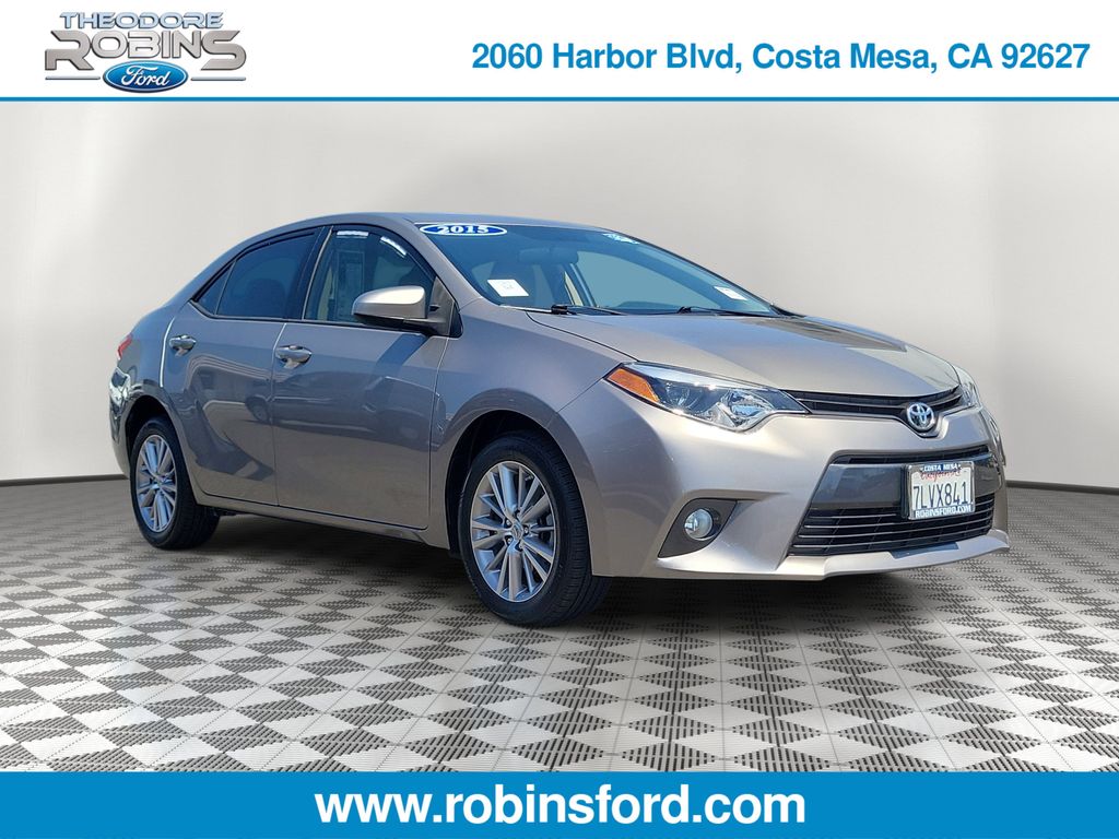 Brown Sugar Metallic 2015 Toyota Corolla Sedan Front-Wheel Drive Continuously Variable Transmission