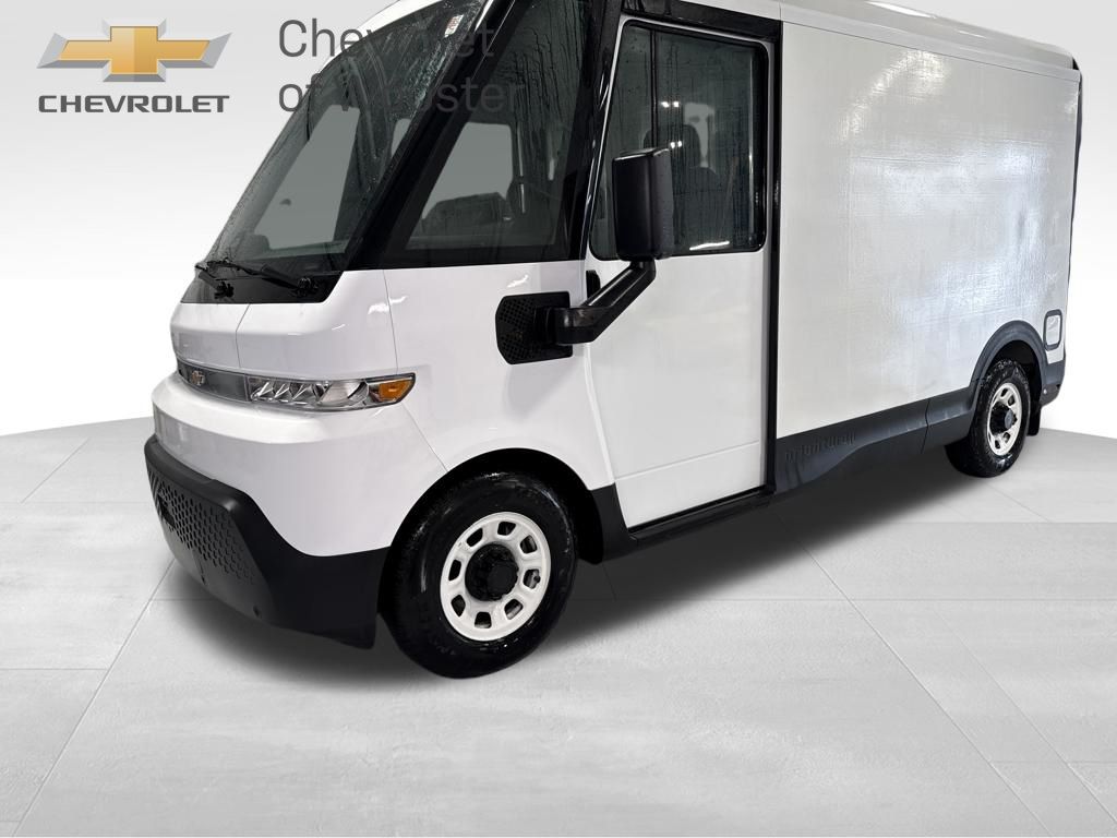 Oyster White 2025 Chevrolet BrightDrop 1-Speed Automatic