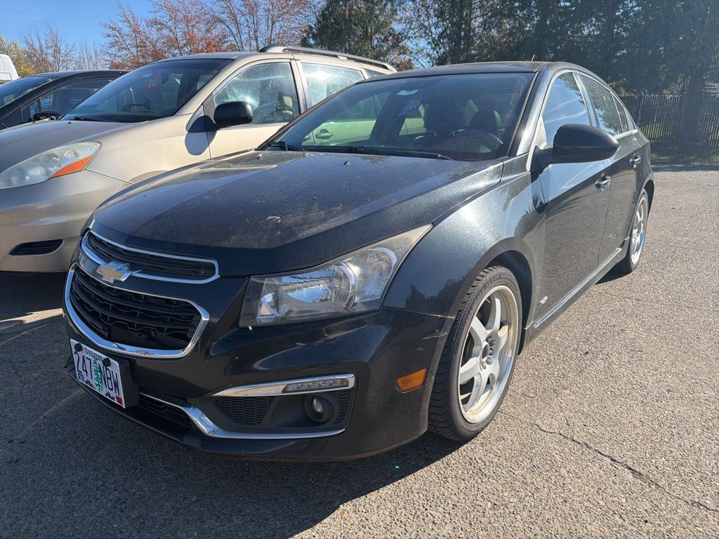 Black Granite Metallic 2015 Chevrolet Cruze LTZ Sedan FWD Sedan Front-Wheel Drive 6-Speed Automatic Overdrive