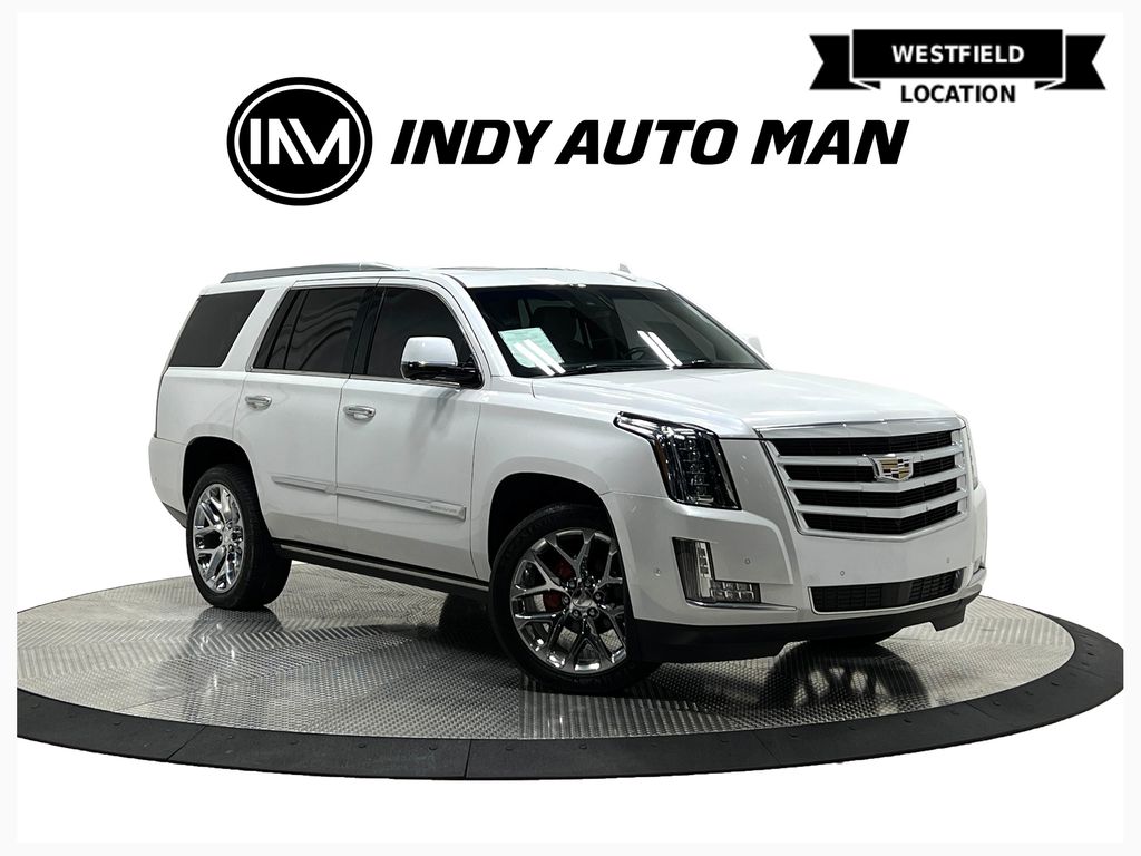 Crystal White Tricoat 2018 Cadillac Escalade SUV / Crossover Four-Wheel Drive 