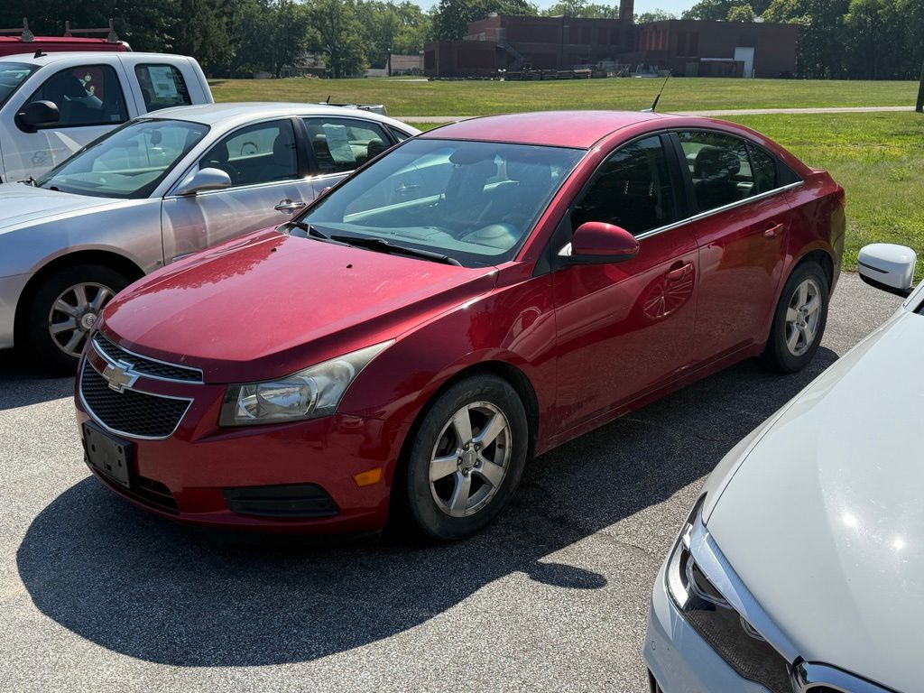 Crystal Red Tint 2012 Chevrolet Cruze Sedan Front-Wheel Drive 6-Speed Automatic Overdrive