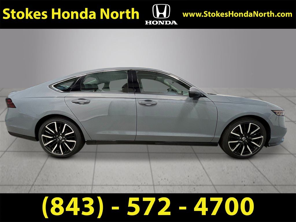 2026 Honda Accord Hybrid Touring Gray at Stokes Honda North