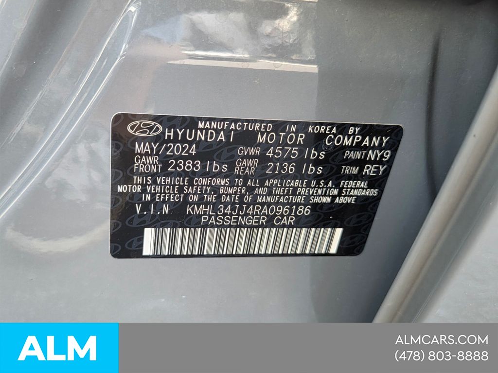 Used 2024 Blue Hyundai SEL image 16