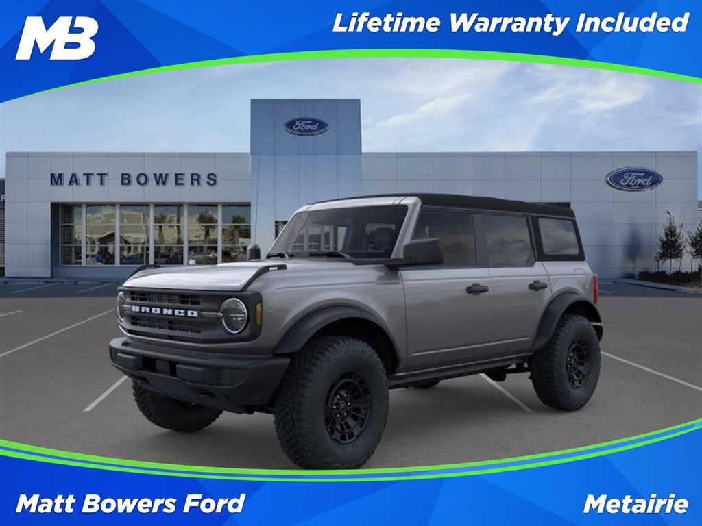 Carbonized Gray Metallic 2026 Ford Bronco SUV / Crossover Four-Wheel Drive Automatic