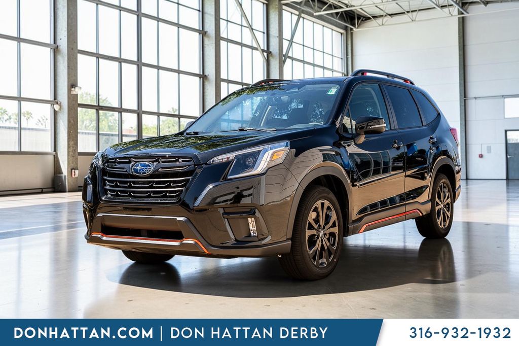 Crystal Black Silica 2024 Subaru Forester SUV / Crossover All-Wheel Drive Continuously Variable Transmission