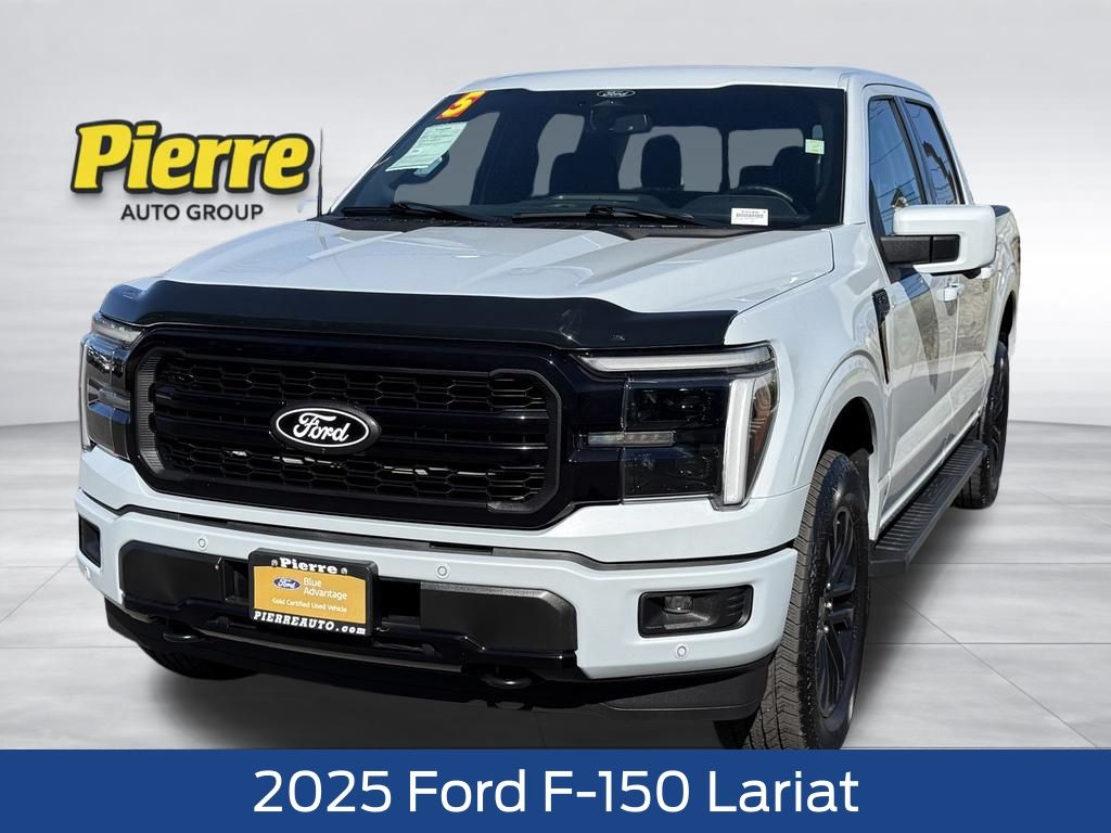 Space White Metallic 2025 Ford F-150 Pickup Truck Four-Wheel Drive Automatic