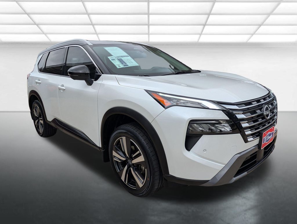 Everest White Pearl 2025 Nissan Rogue SUV / Crossover All-Wheel Drive Continuously Variable Transmission