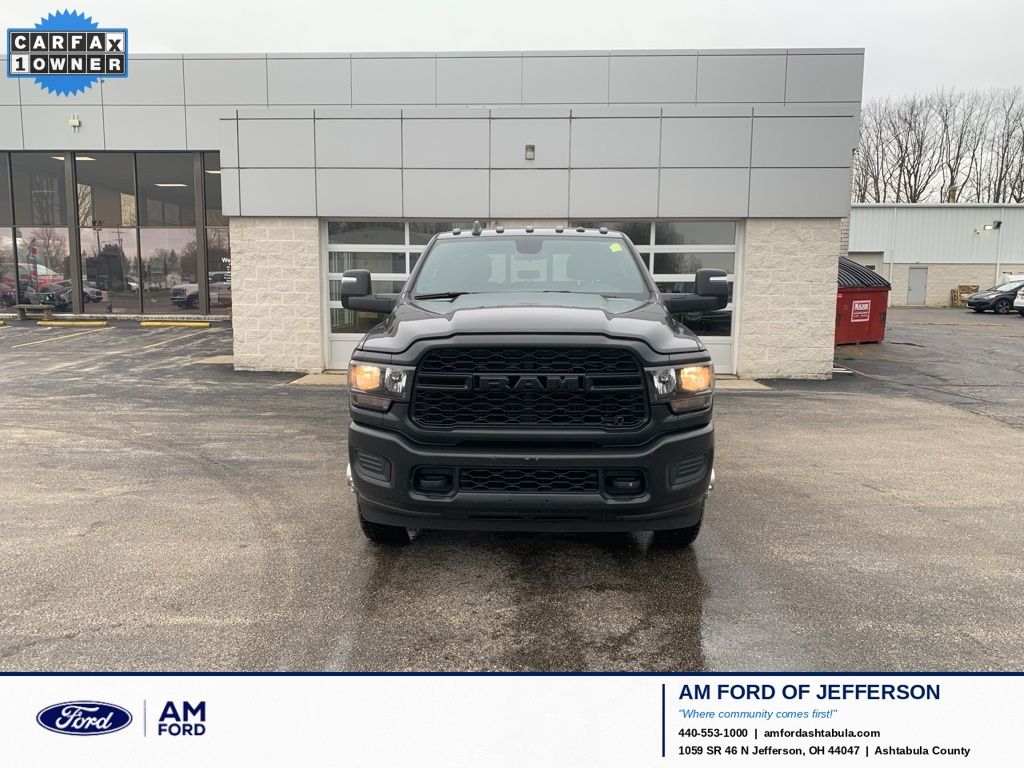 Gray (Granite Crystal Metallic Clearcoat) 2024 RAM 3500 Tradesman Crew Cab LB DRW 4WD Pickup Truck Four-Wheel Drive 6-Speed Automatic