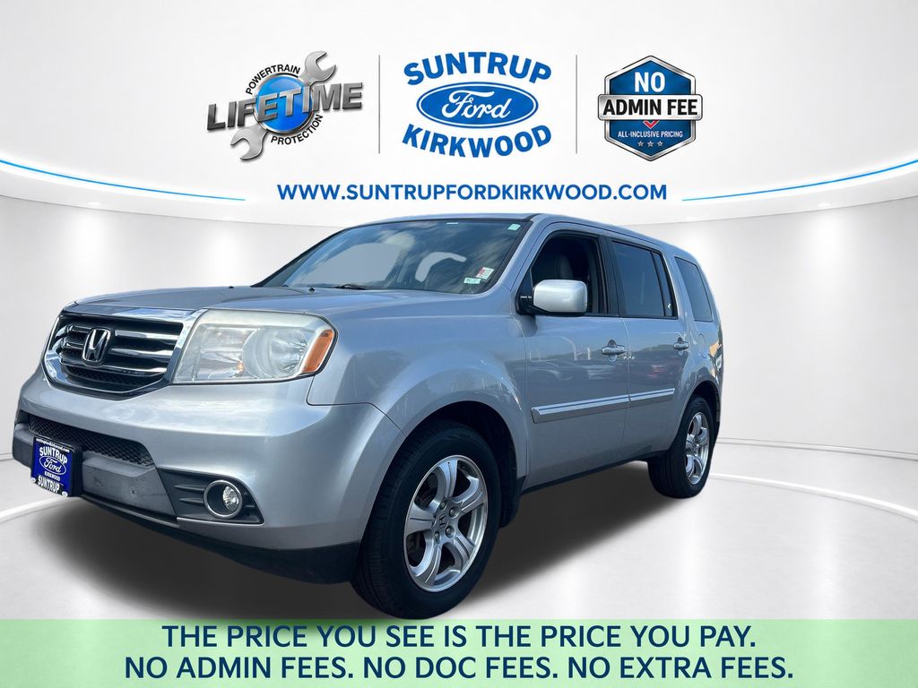Alabaster Silver Metallic 2014 Honda Pilot SUV / Crossover Four-Wheel Drive 5-Speed Automatic