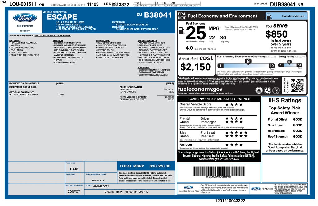 Used 2013 Black Ford SEL image 6