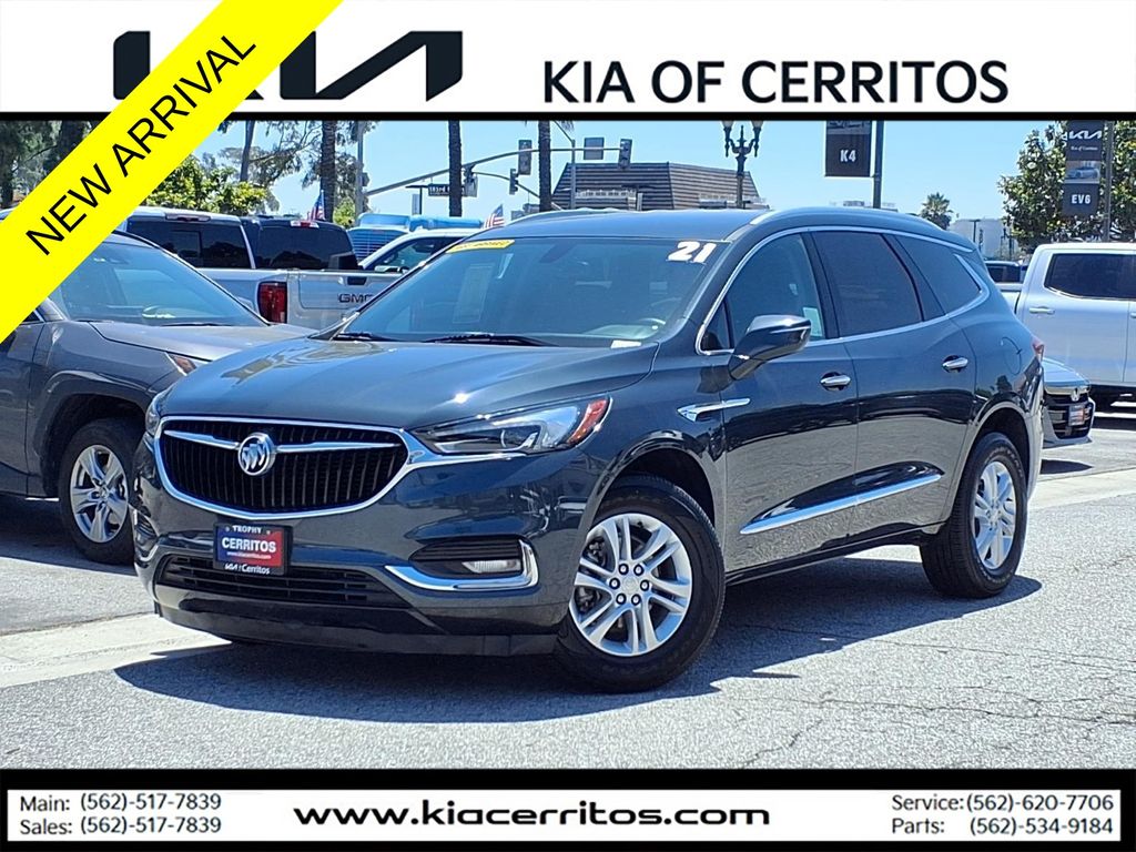 Dark Slate Metallic 2021 Buick Enclave SUV / Crossover Front-Wheel Drive 9-Speed Automatic