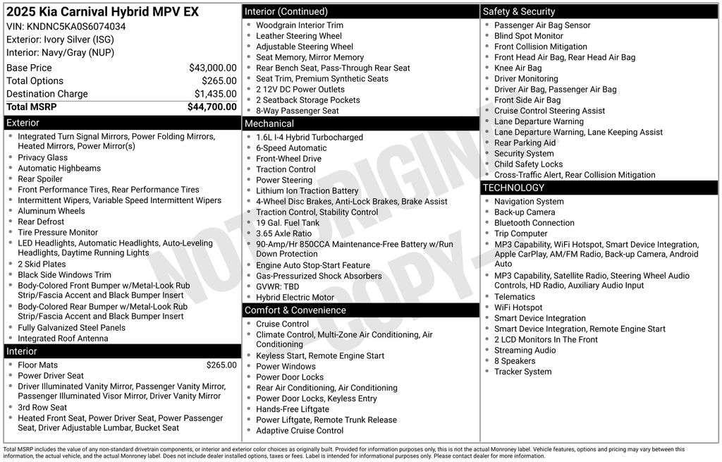 Certified Used 2025 White Kia EX image 5