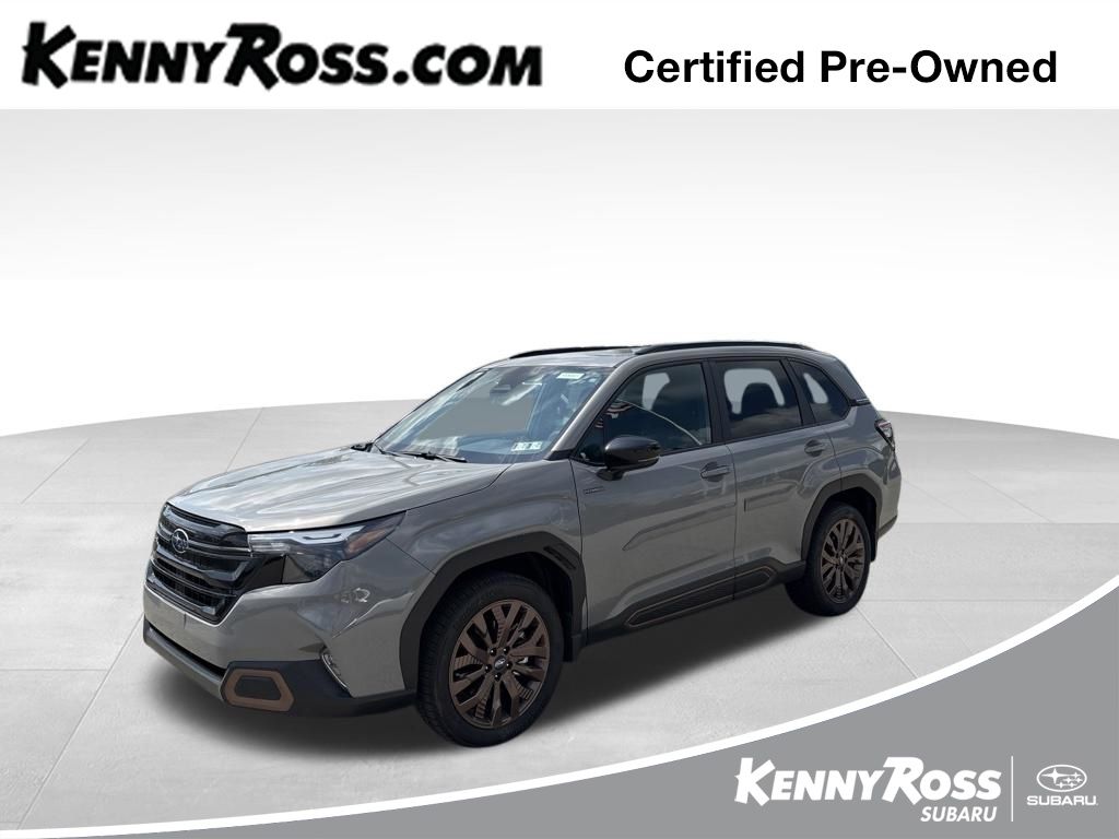 River Rock Pearl 2026 Subaru Forester Hybrid SUV / Crossover All-Wheel Drive Continuously Variable Transmission