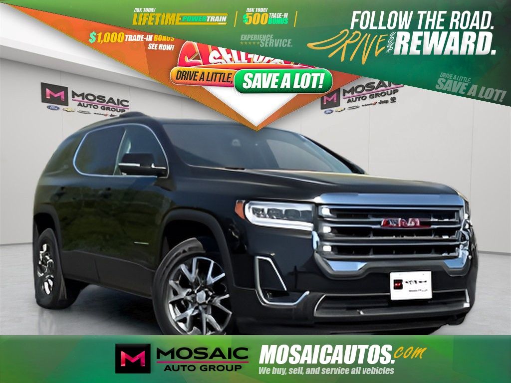 Black (Ebony Twilight Metallic) 2023 GMC Acadia SLT AWD SUV / Crossover Four-Wheel Drive 9-Speed Automatic