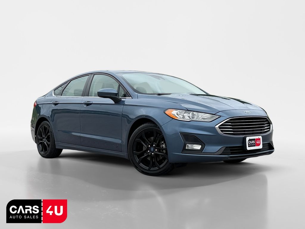 Blue Metallic 2019 Ford Fusion SE Sedan Front-Wheel Drive 6-Speed Automatic