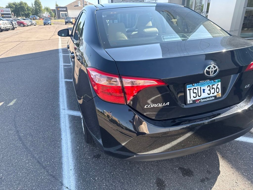 2019 Black Sand Pearl Toyota Corolla LE w/Toyota Safety Sense FWD Sedan